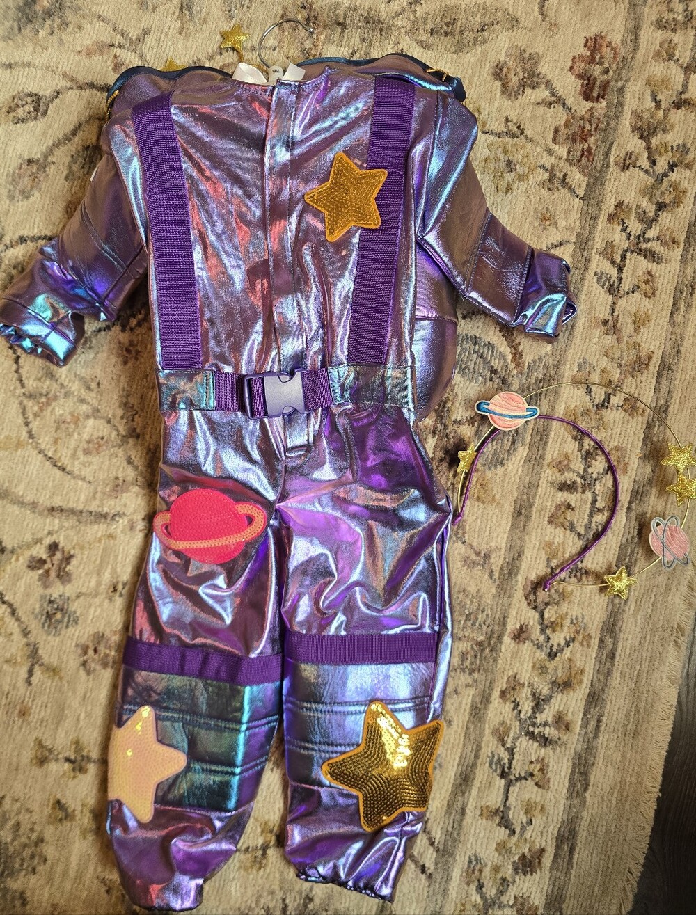 Pottery Barn Toddler 3t Halloween Cosmic Sparkle Astronaut Costume